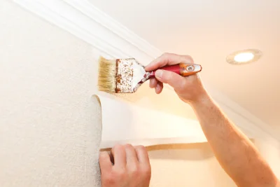 Pose de papier peint à Echinghen — revêtements muraux et toiles de verre